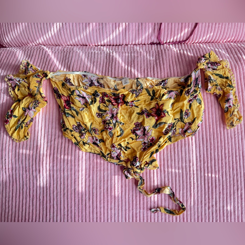 Adam Levine Floral Crop Top